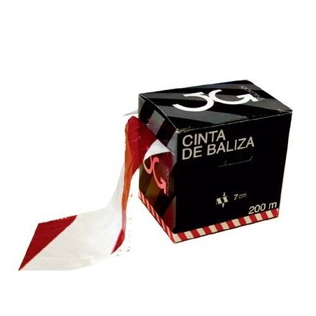 ROLLO CINTA SEÑALIZACION 7CM (200 MTS)