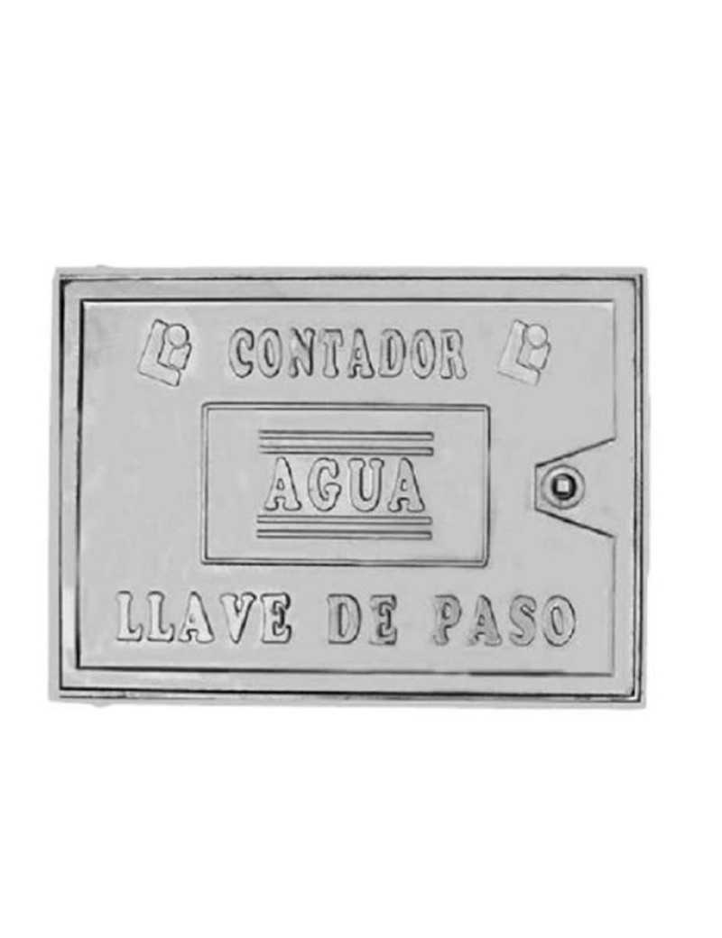 VENTANILLA ALUMINIO C/CERRADURA 23X35