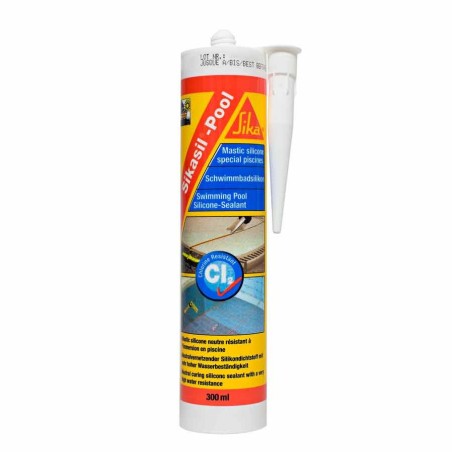 CARTUCHO SIKASIL POOL TRANSPARENTE 300ML