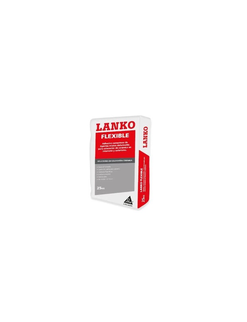 SACO 25 KILOS SIKA LANKO FLEXIBLE BLANCO